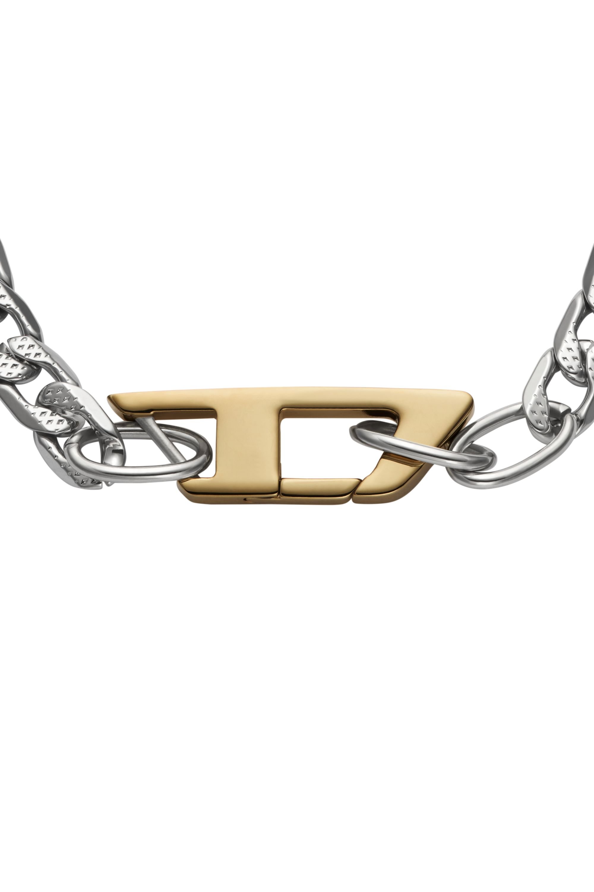 Diesel - DX1338, Pulsera de cadena en acero inoxidable Unisex in Plateado - 2