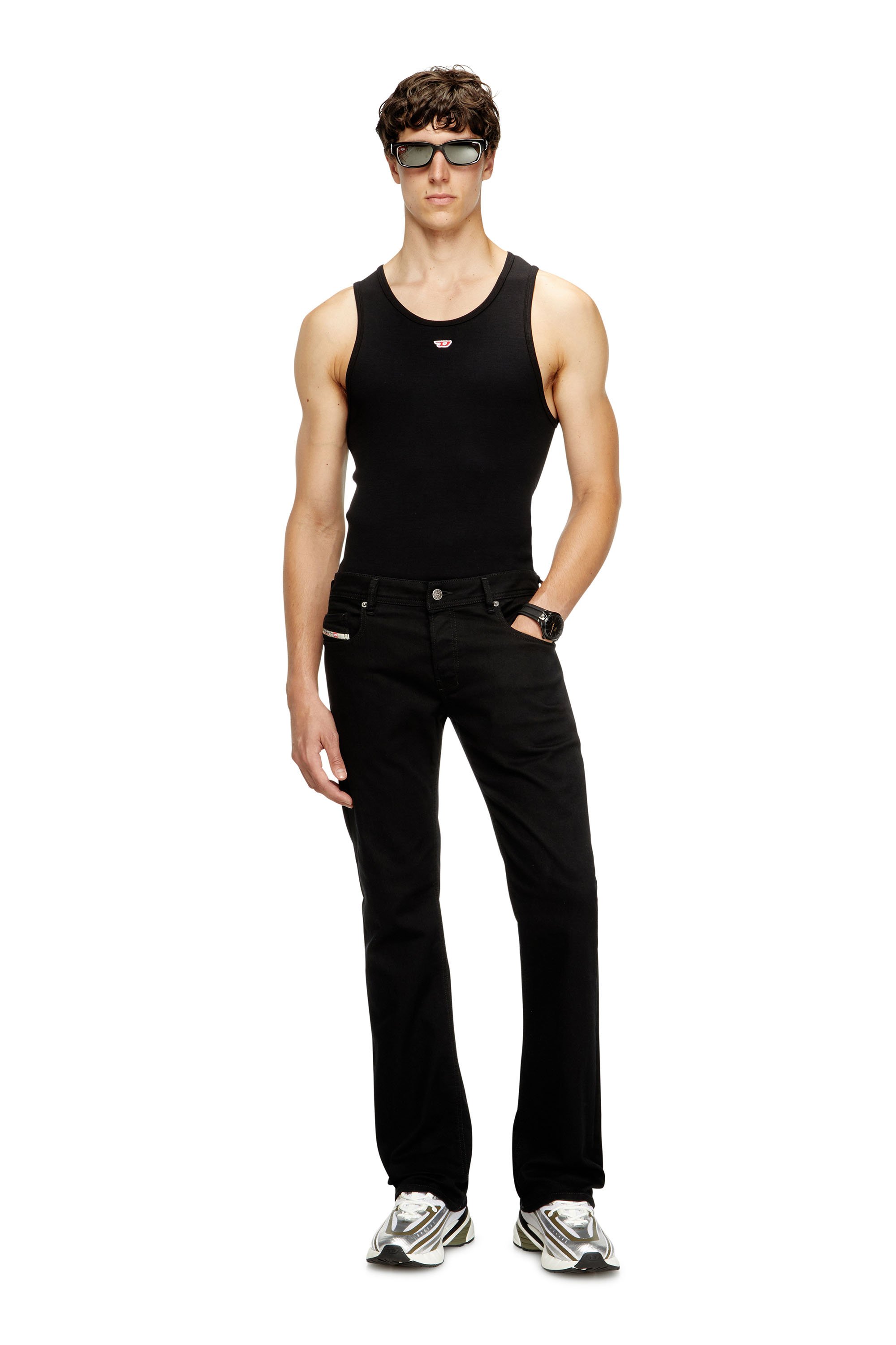 Diesel - Bootcut Jeans 2007 Zatiny 0688H Hombre, Negro/Gris oscuro - 2