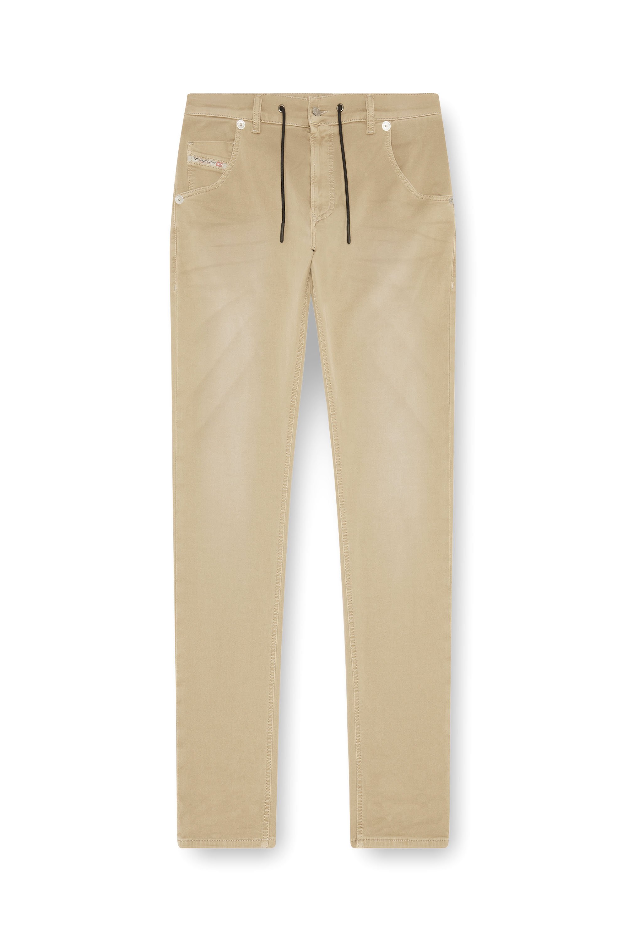 Diesel - Man's Regular 2030 D-Krooley Joggjeans® 0670M, Beige - 3